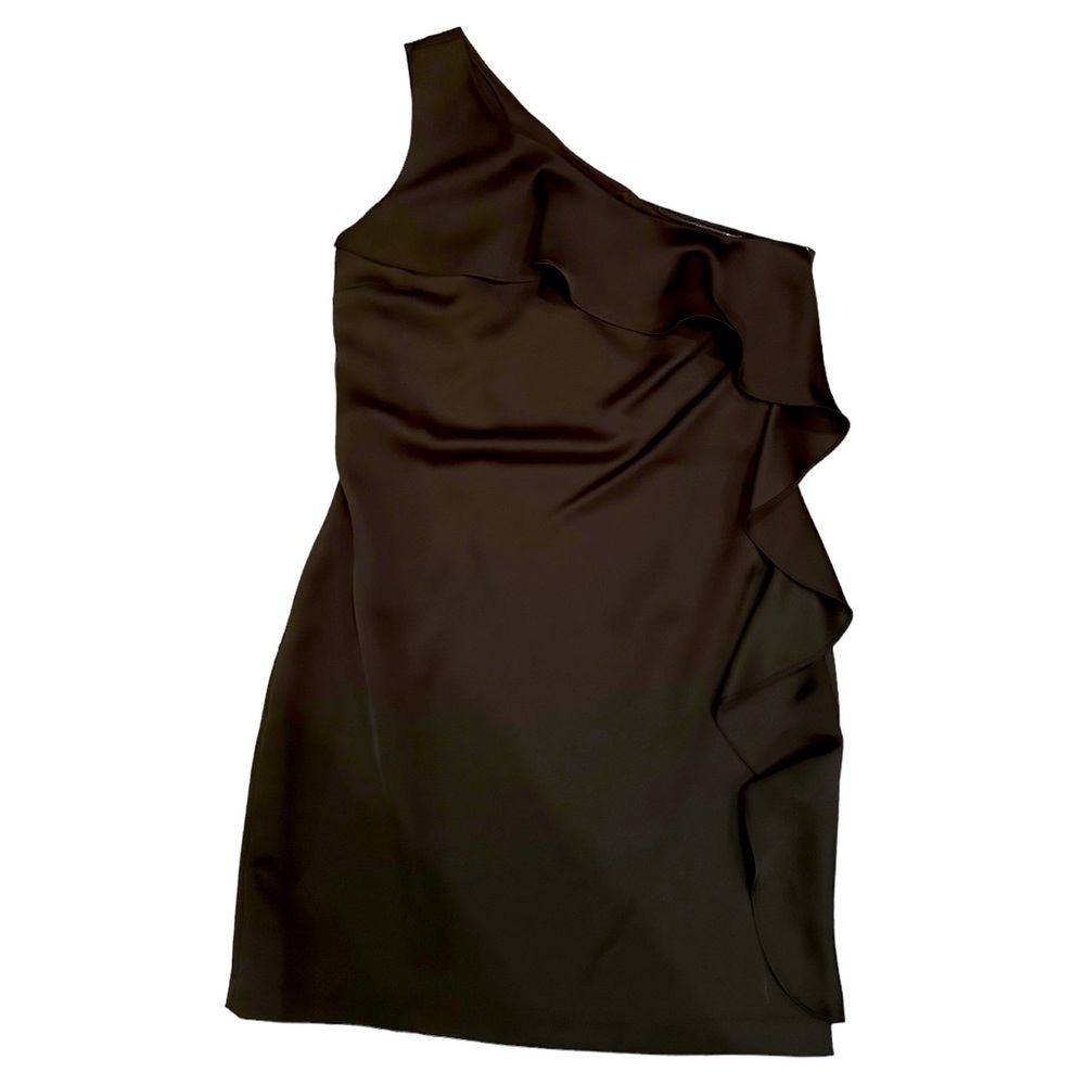 Nine West Classic Black One Shoulder Dress Size 6